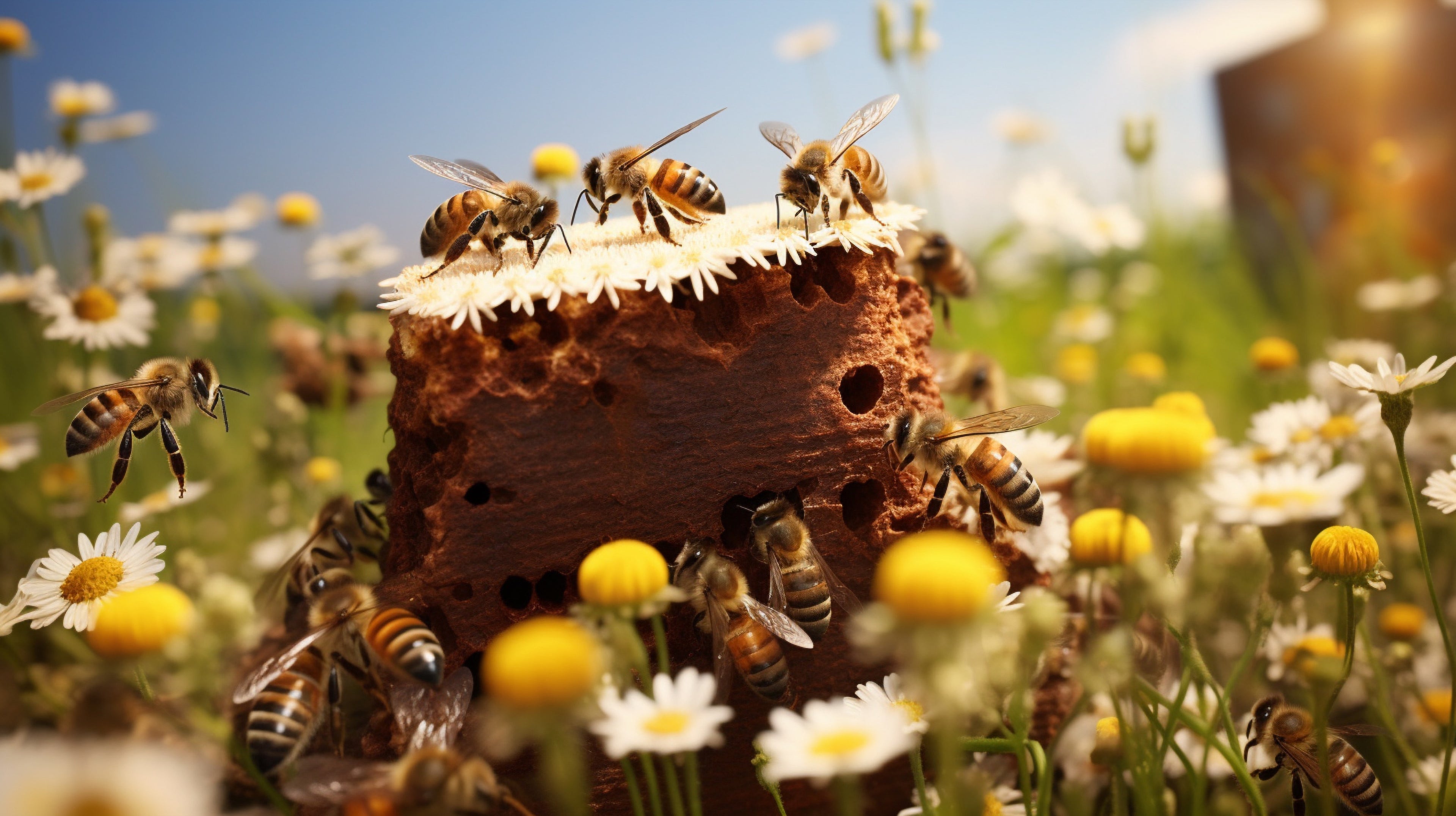 imagen panal de abejas