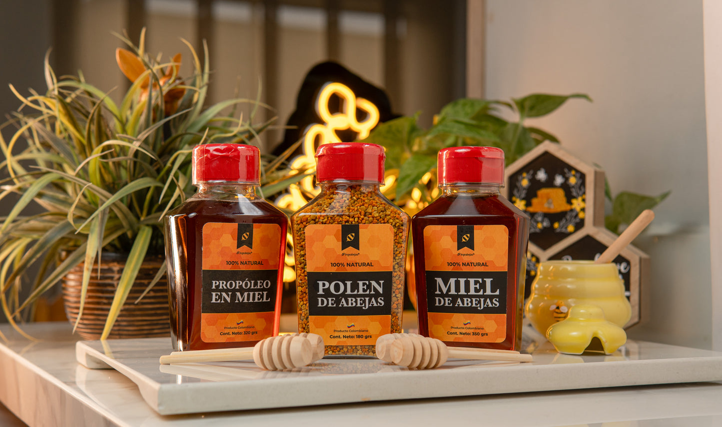 propoleo - polen - miel 